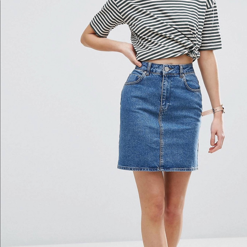 ASOS brand denim skirt